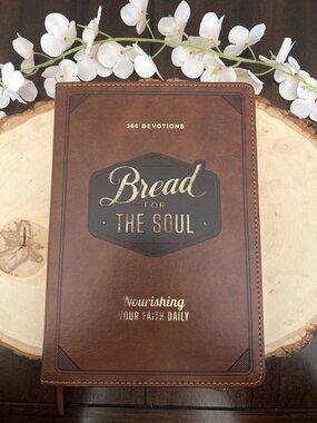 Bread for the Soul: 366 Devotions Faux Leather Devotional by Joel Beeke